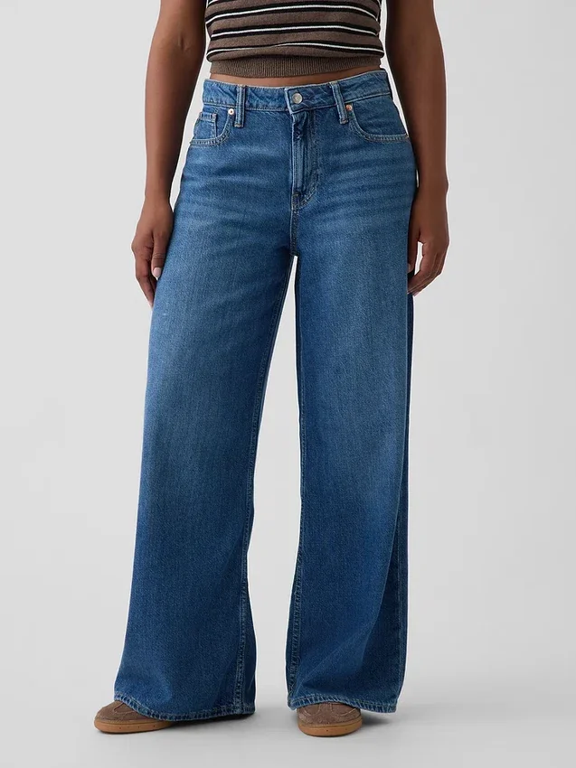 Curvy Orta Bel, Ultra Yumuşak Bol Kesim Jean