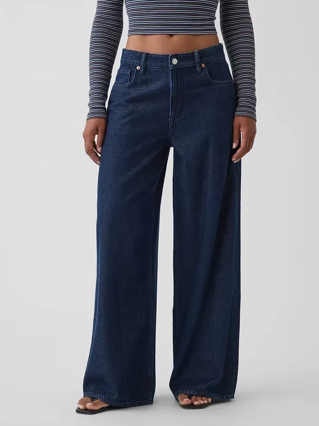 Curvy Orta Bel, Ultra Yumuşak Bol Kesim Jean