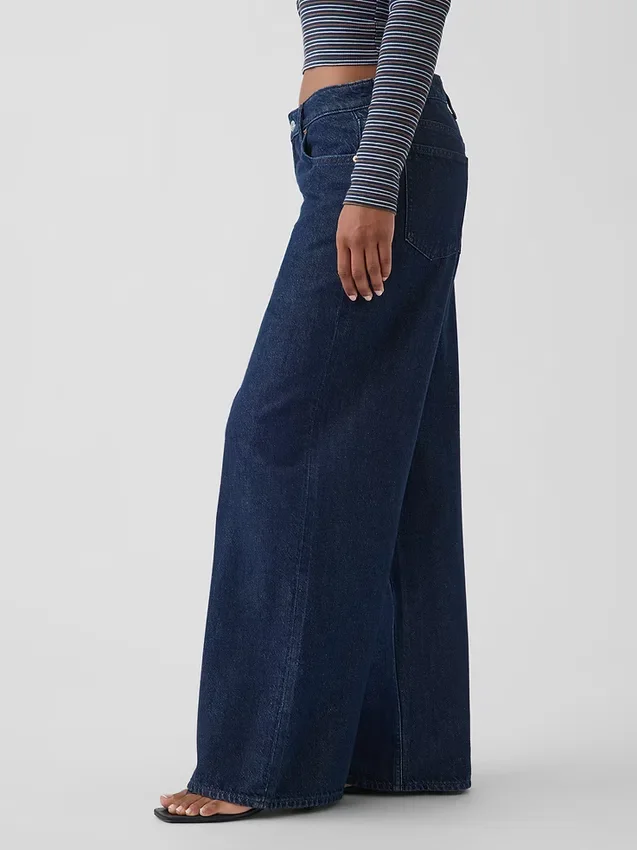 Curvy Orta Bel, Ultra Yumuşak Bol Kesim Jean