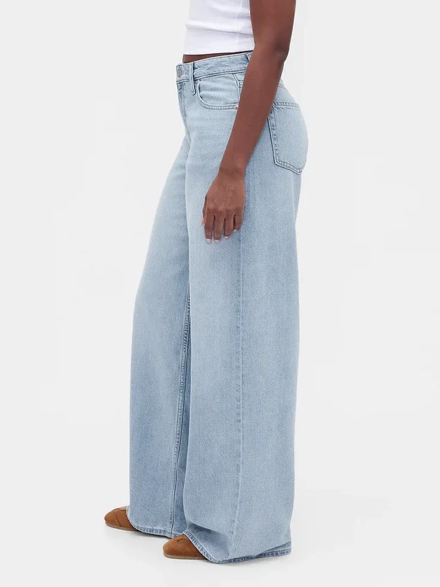 Curvy Orta Bel, Ultra Yumuşak Bol Kesim Jean