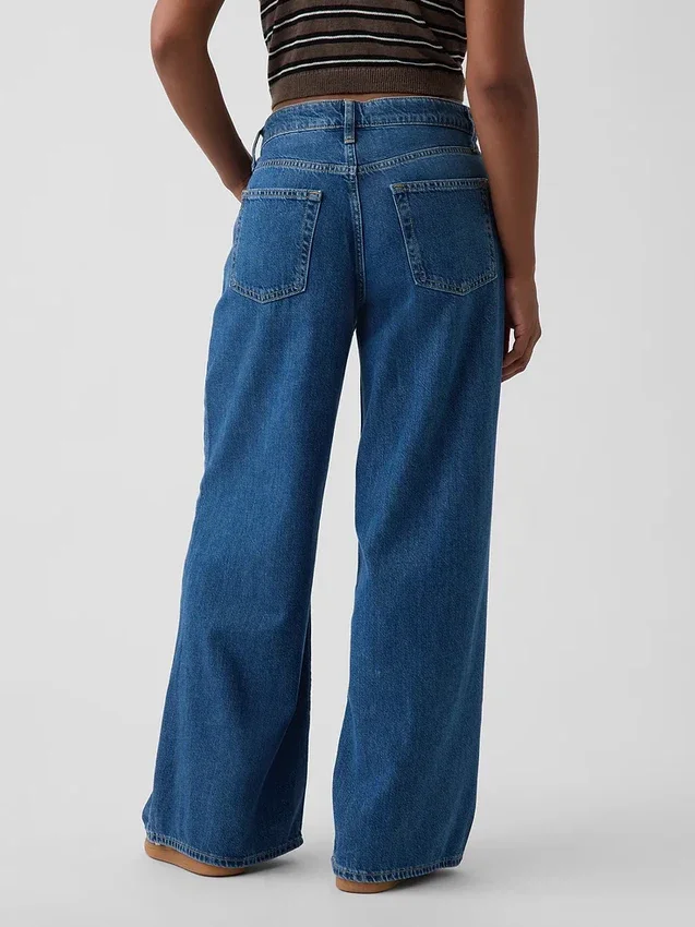 Curvy Orta Bel, Ultra Yumuşak Bol Kesim Jean
