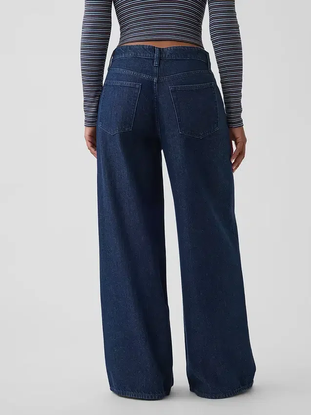 Curvy Orta Bel, Ultra Yumuşak Bol Kesim Jean