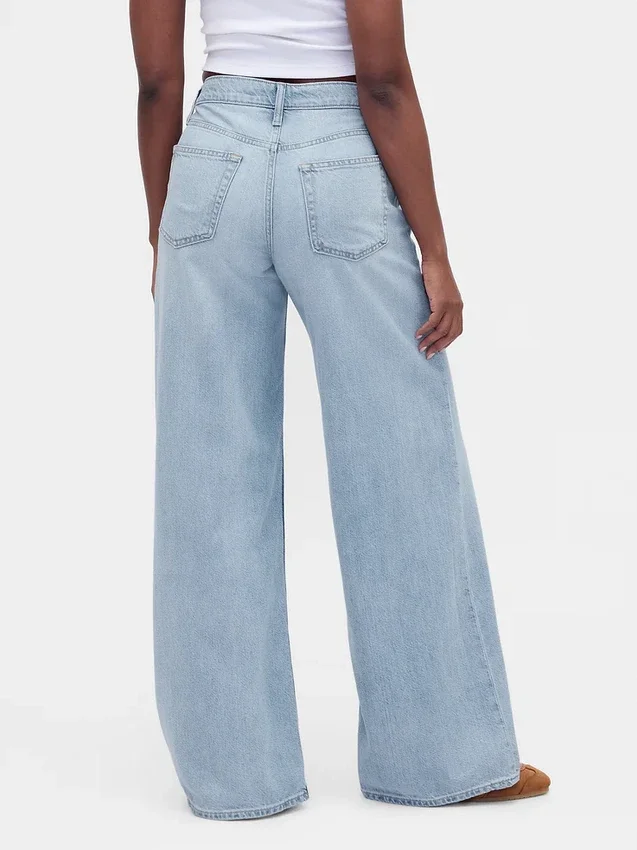 Curvy Orta Bel, Ultra Yumuşak Bol Kesim Jean
