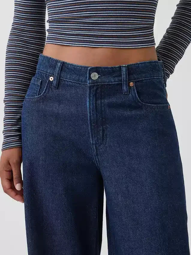Curvy Orta Bel, Ultra Yumuşak Bol Kesim Jean