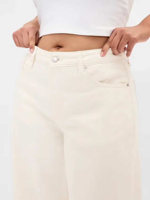 Curvy Orta Bel, Ultra Yumuşak Bol Kesim Jean