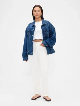 Curvy Yüksek Bel '90'lar Stilinde Dar Düz Kesim Jean