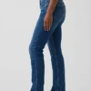 Curvy Yüksek Bel '90'lar Stilinde Dar Düz Kesim Jean