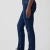 Curvy Yüksek Bel '90'lar Stilinde Dar Düz Kesim Jean