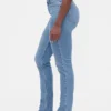 Curvy Yüksek Bel '90'lar Stilinde Dar Düz Kesim Jean