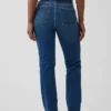 Curvy Yüksek Bel '90'lar Stilinde Dar Düz Kesim Jean