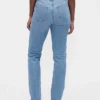 Curvy Yüksek Bel '90'lar Stilinde Dar Düz Kesim Jean
