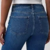 Curvy Yüksek Bel '90'lar Stilinde Dar Düz Kesim Jean