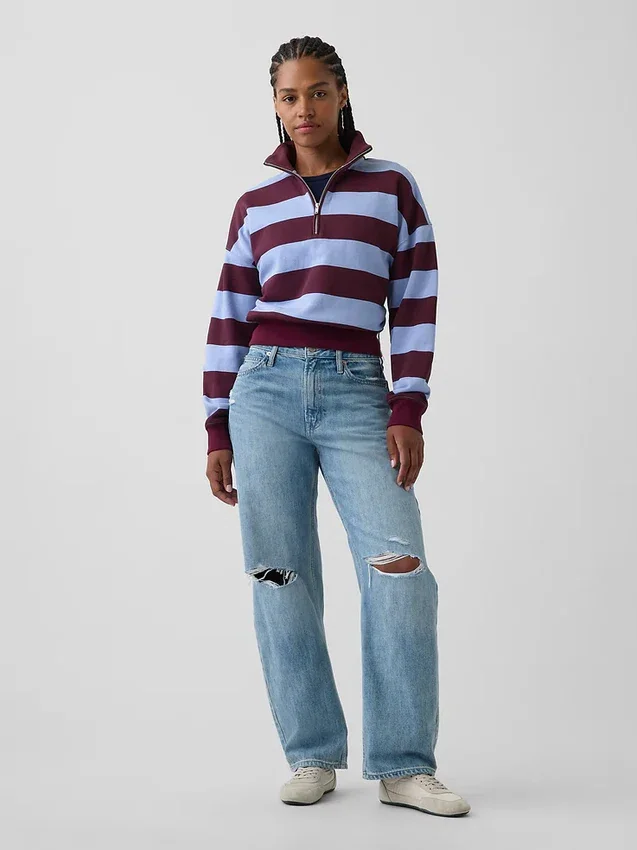 Curvy Yüksek Bel Barrel Jean'ler