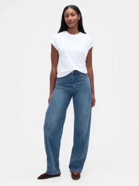 Curvy Yüksek Bel Barrel Jean'ler