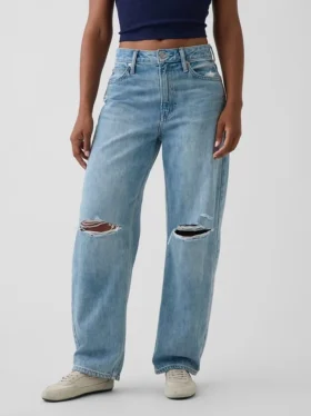Curvy Yüksek Bel Barrel Jean’ler