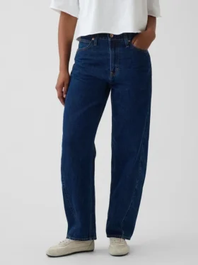 Curvy Yüksek Bel Barrel Jean’ler