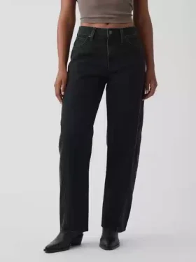 Curvy Yüksek Bel Barrel Jean’ler