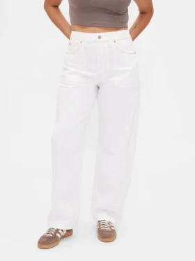Curvy Yüksek Bel Barrel Jean’ler