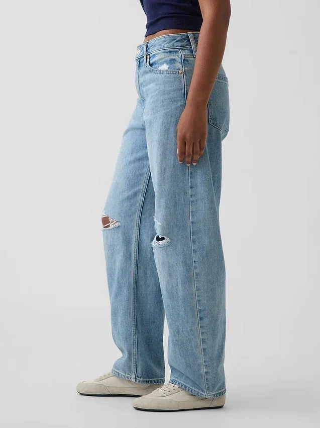 Curvy Yüksek Bel Barrel Jean'ler
