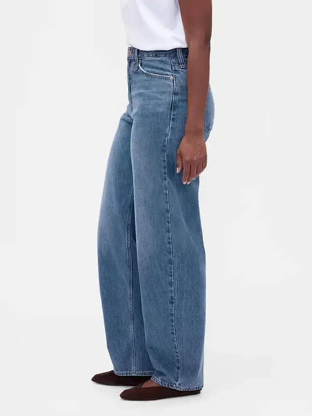 Curvy Yüksek Bel Barrel Jean'ler