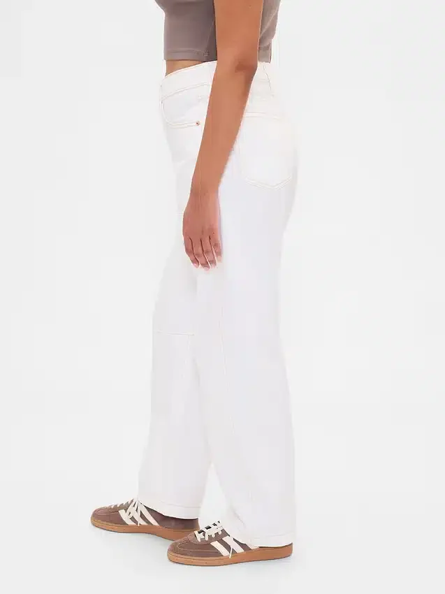Curvy Yüksek Bel Barrel Jean'ler