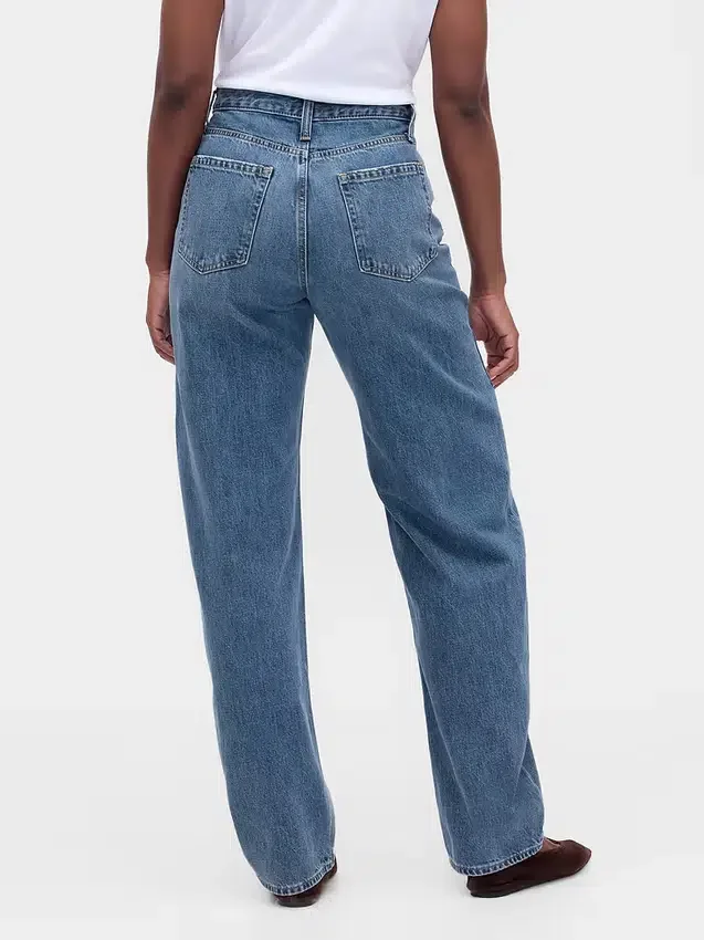 Curvy Yüksek Bel Barrel Jean'ler