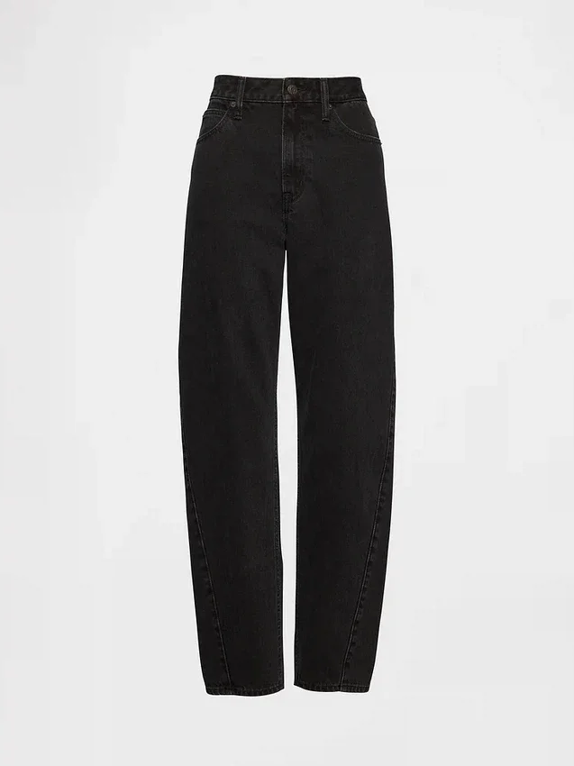 Curvy Yüksek Bel Barrel Jean'ler