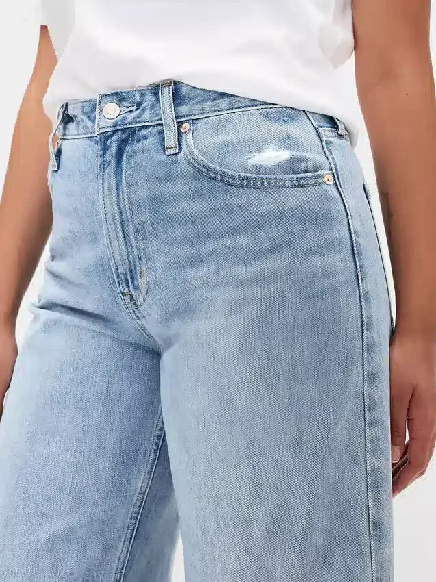 Curvy Yüksek Bel Barrel Jean'ler