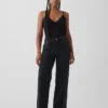 Curvy Yüksek Bel Geniş Paça Jean'ler