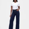 Curvy Yüksek Bel Geniş Paça Jean'ler
