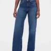 Curvy Yüksek Bel Geniş Paça Jean'ler