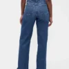 Curvy Yüksek Bel Geniş Paça Jean'ler