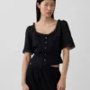 Dantel Süslemeli Peplum Bluz