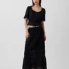 Dantel Süslemeli Peplum Bluz