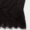 Dantelli Mini Düz Elbise