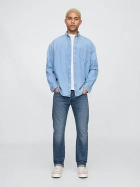 Dar Kesim Selvedge Jean'ler
