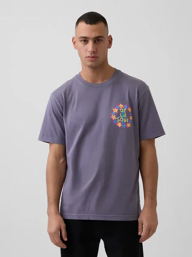 De La Soul Rahat Kesim Grafikli Tişört