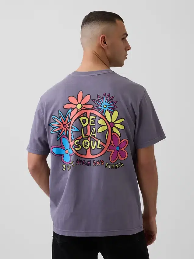 De La Soul Rahat Kesim Grafikli Tişört
