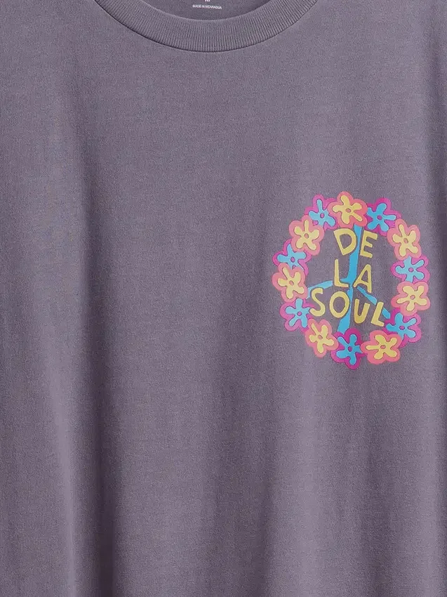 De La Soul Rahat Kesim Grafikli Tişört