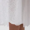 Delikli Düşük Belli Maxi Elbise