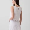 Delikli Kısa Şeffaf Tank Top