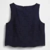 Delikli Kısa Şeffaf Tank Top