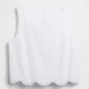 Delikli Kısa Şeffaf Tank Top
