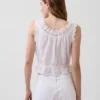 Delikli, Önden Bağlamalı Kısa Peplum Üst Giyim