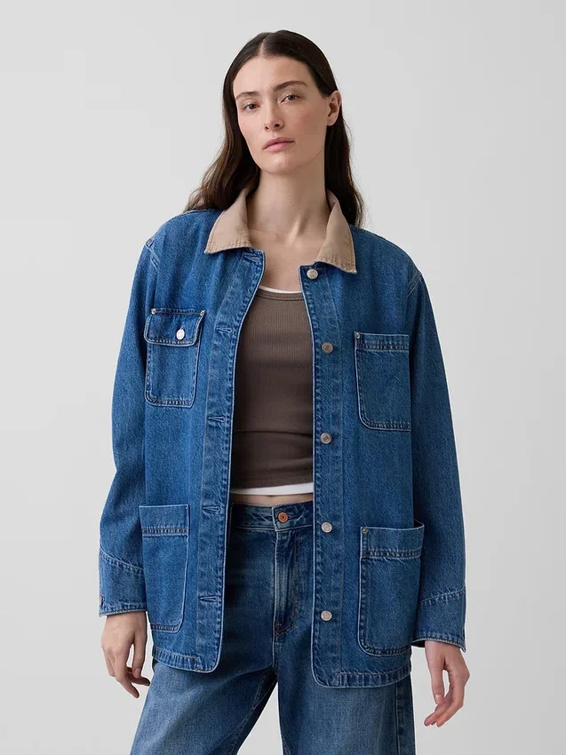 Denim Ahır Ceketi