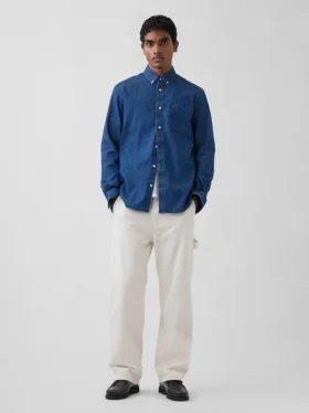 Denim Cepli Gömlek