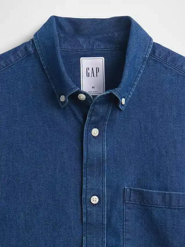 Denim Cepli Gömlek