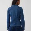 Denim Dar Kesim Gömlek