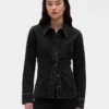 Denim Daraltmalı Dikişli Gömlek