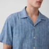 Denim Dobby Tatil Gömleği